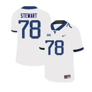 Men's West Virginia Mountaineers NCAA #78 Tairiq Stewart White Authentic Nike Stitched College Football Jersey HP15E53NW